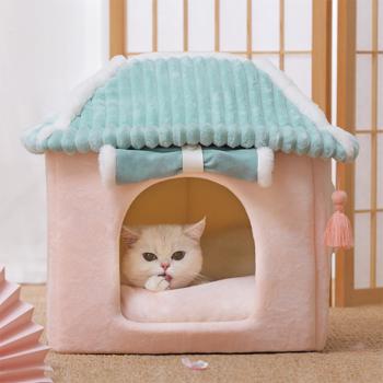 Großhandel B2B Warmes, herausnehmbares Katzenbett Katzenhaus